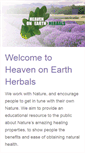 Mobile Screenshot of heavenonearthherbals.com
